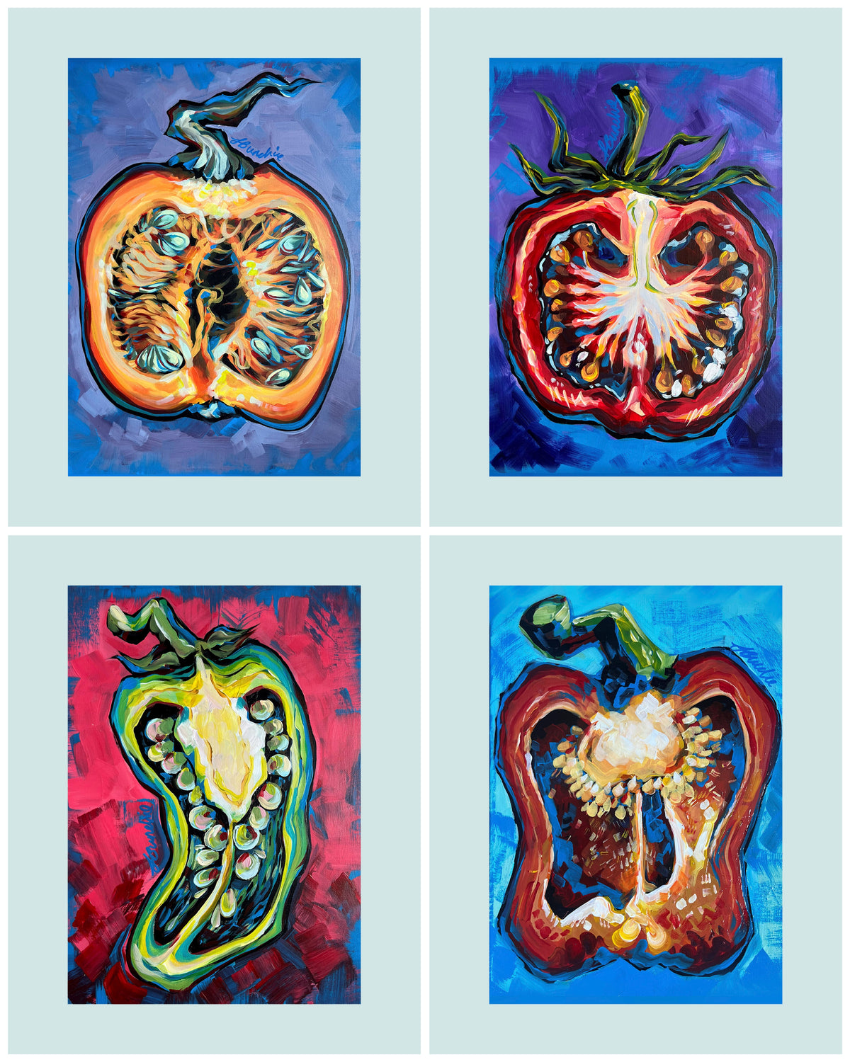 PRINT Cross-Sections 4pc set