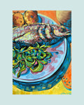 PRINT Mediterranean Dinner - Fish focus