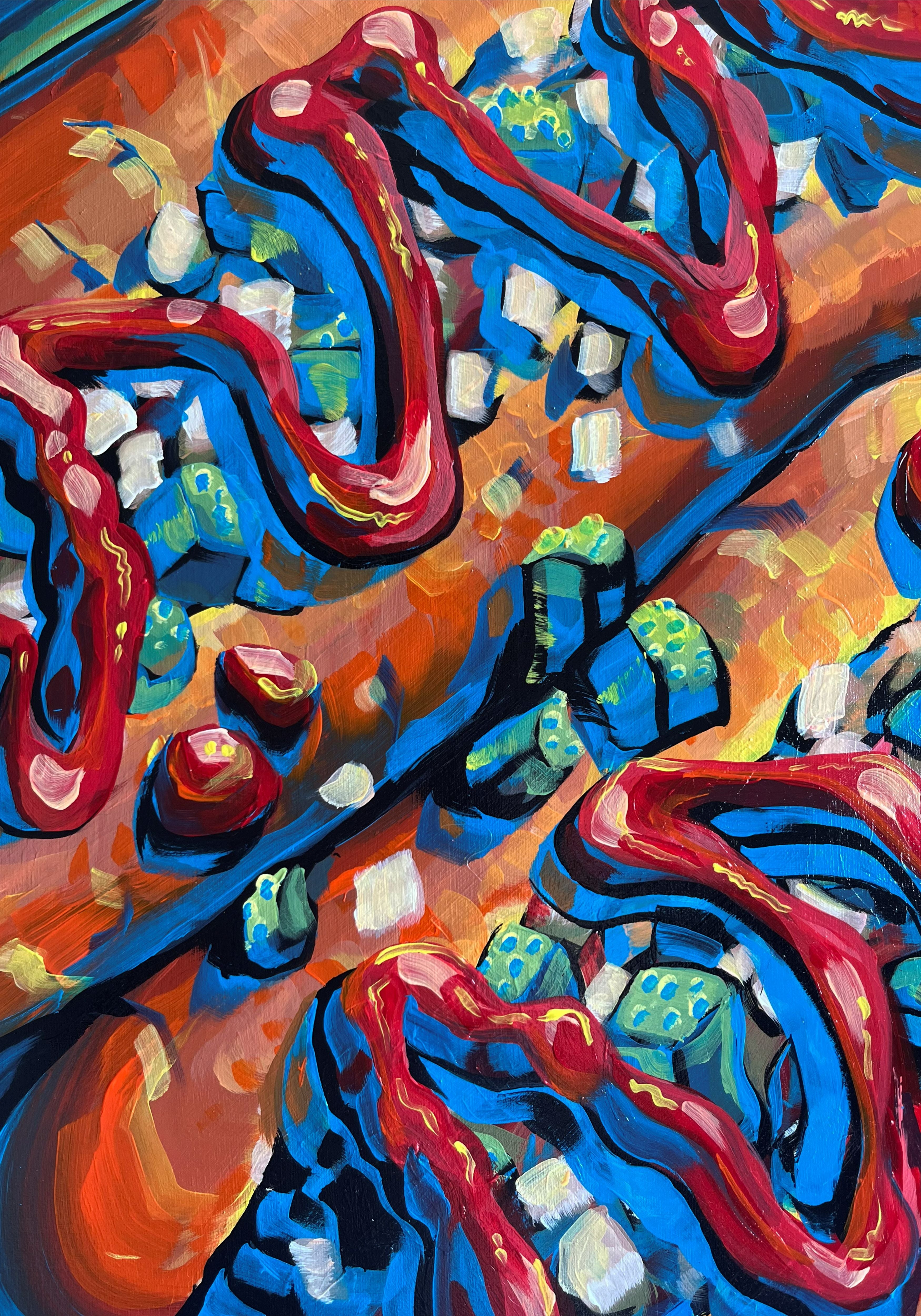 PRINT Hawt Dawgs - middle focus