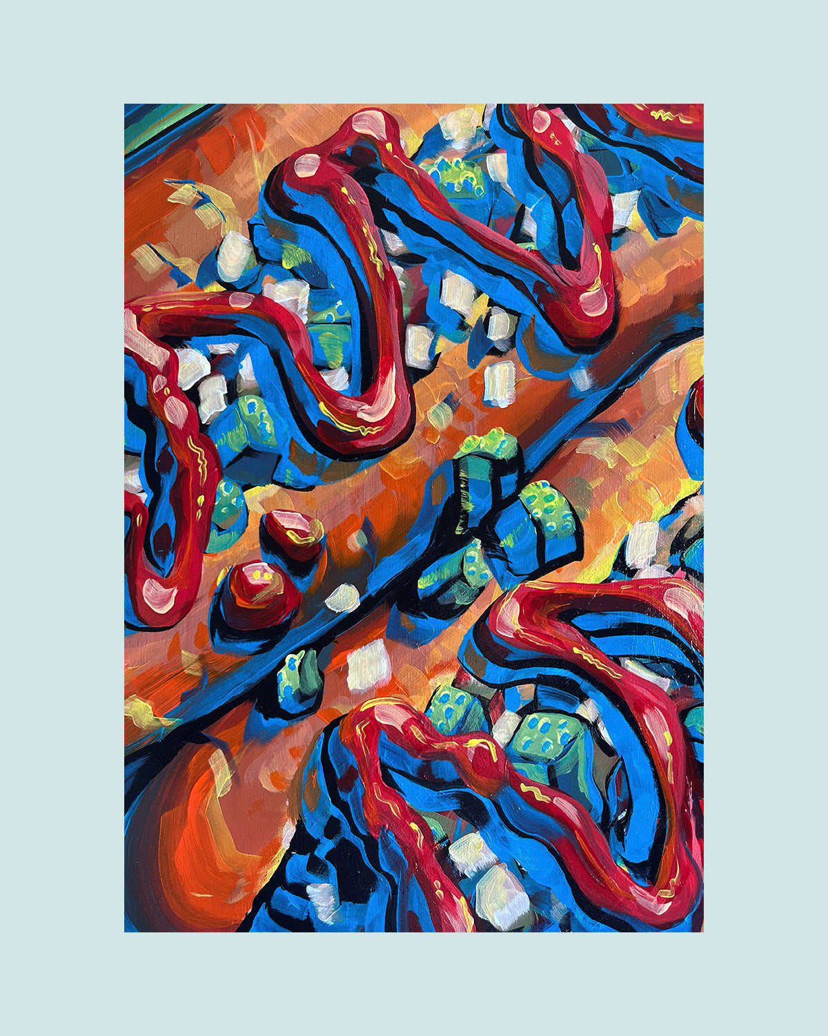 PRINT Hawt Dawgs - middle focus