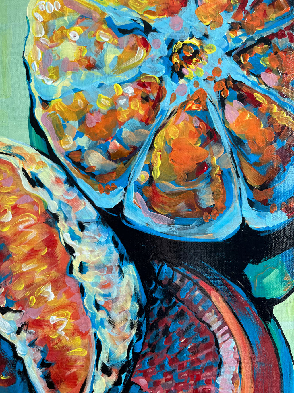 Original 'Mixed Oranges' - 80cm x 60cm