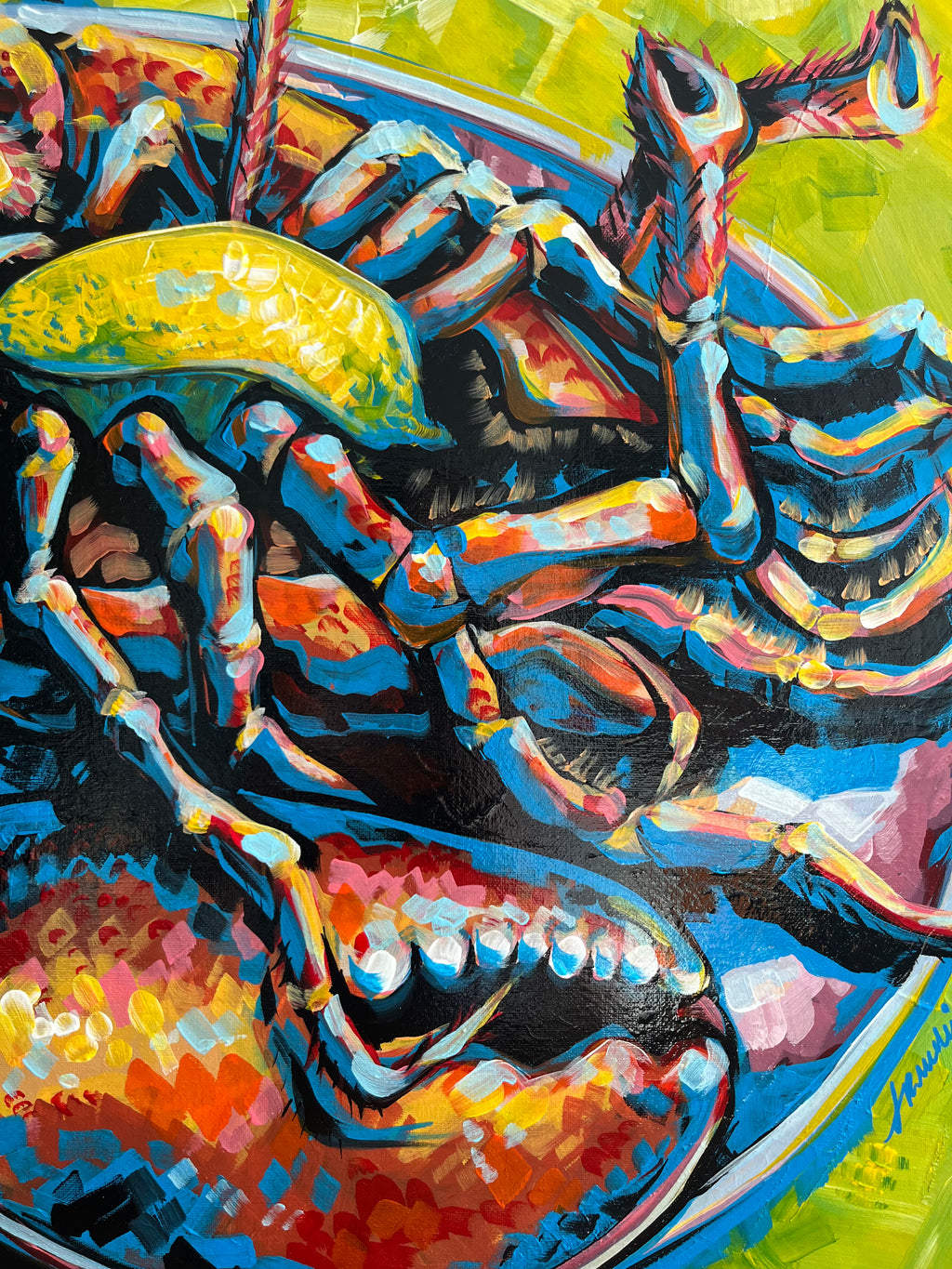 Original 'A Really Big Lobster' - 80cm x 60cm