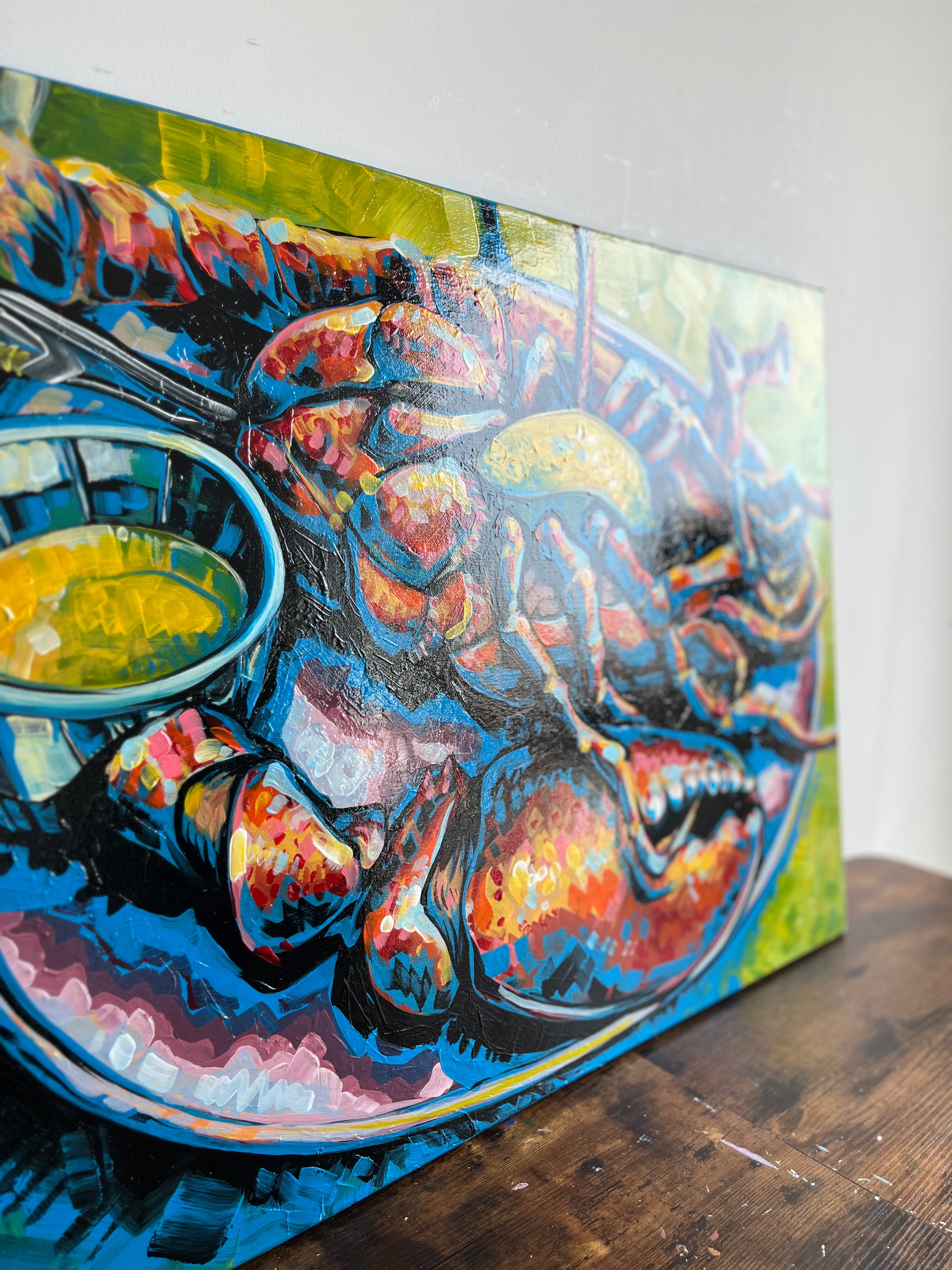 Original 'A Really Big Lobster' - 80cm x 60cm