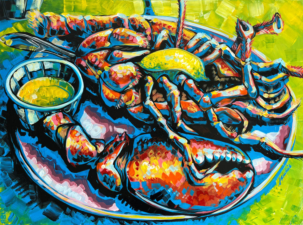 Original 'A Really Big Lobster' - 80cm x 60cm