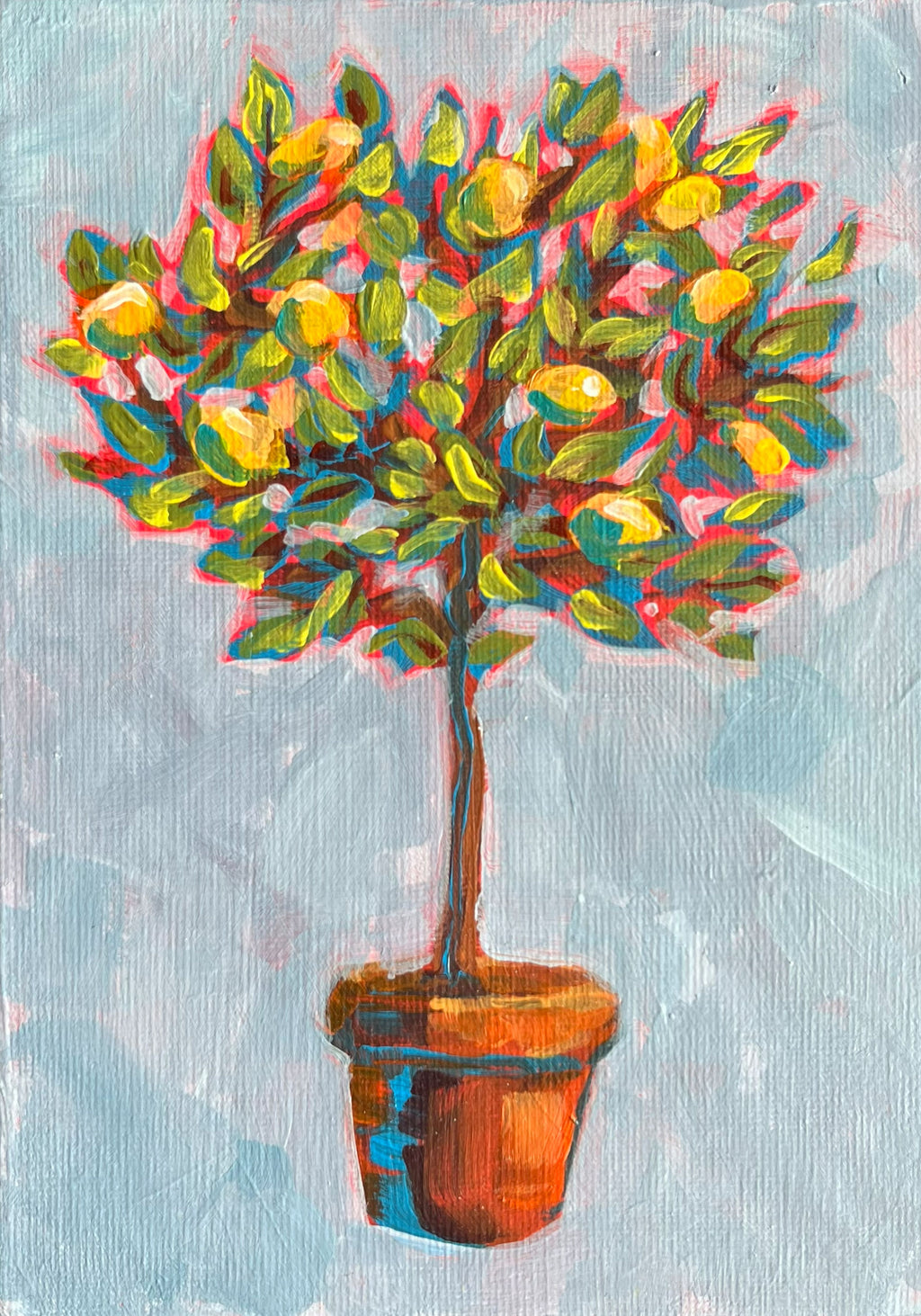 MINI Original 'Cute Little Lemon Tree' - 18 x 13cm
