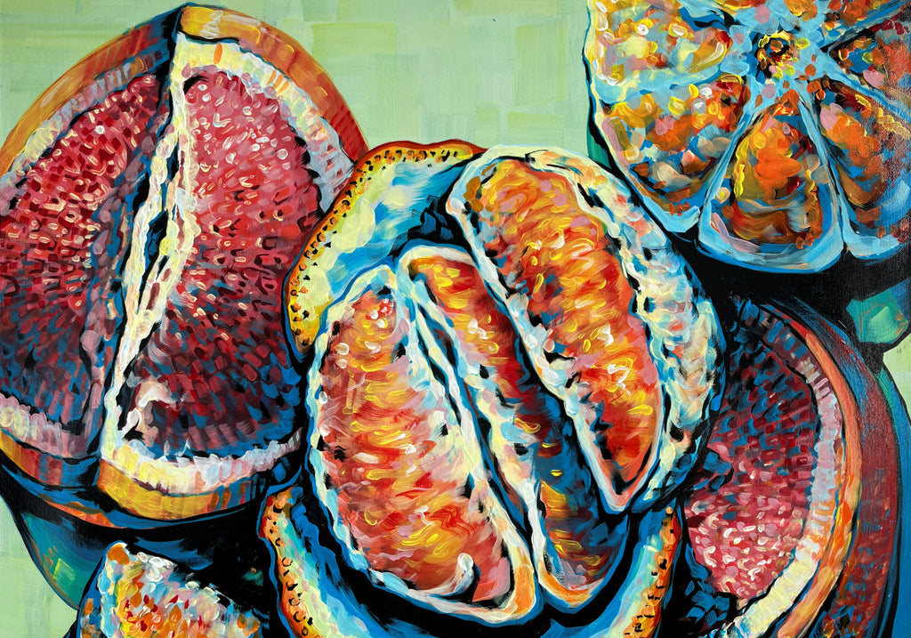 PRINT Mixed Oranges - full image
