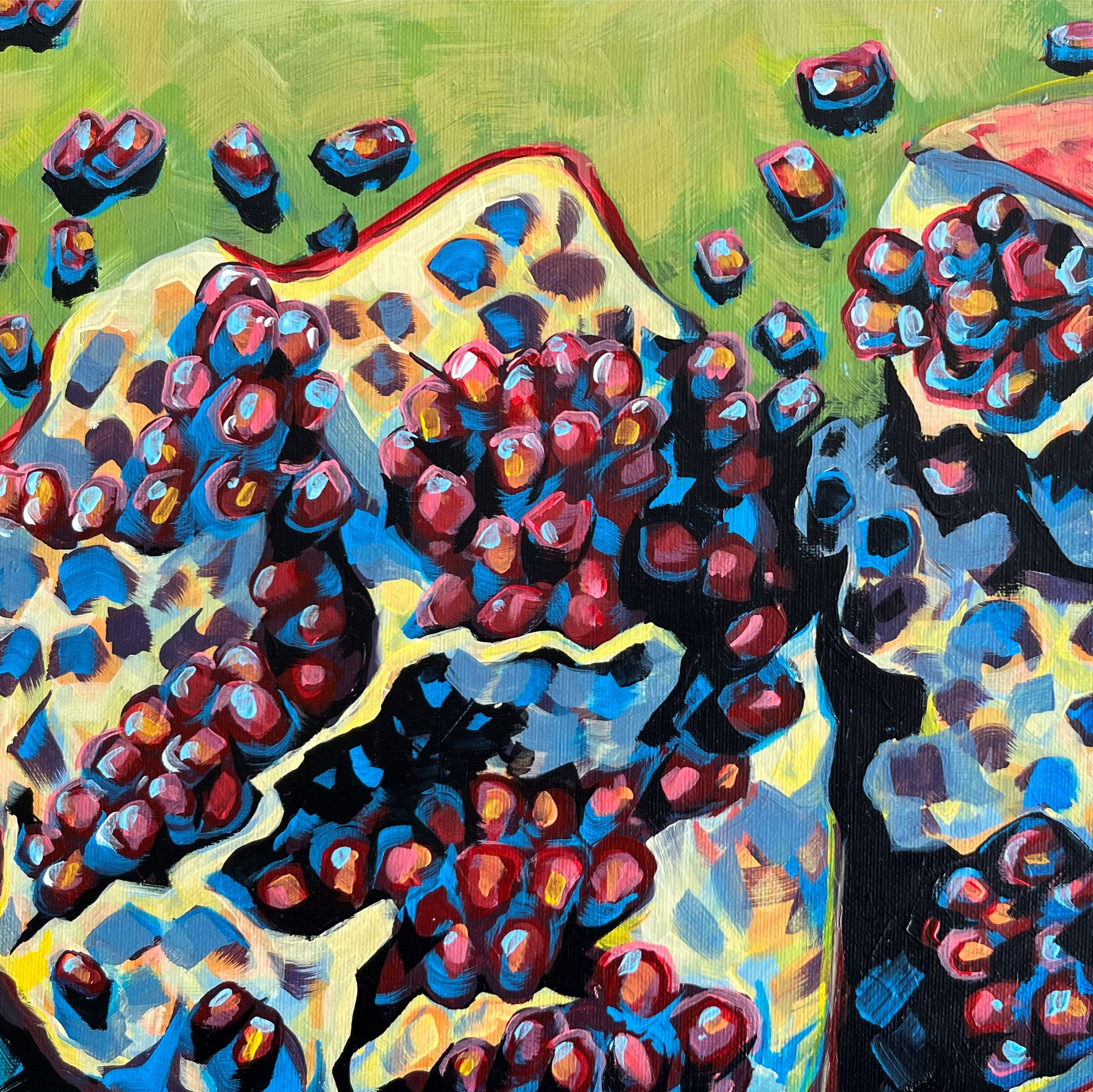 Original 'Unusual Pomegranate' - 40cm x 30cm