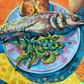Original 'Mediterranean Dinner' - 80cm x 60cm