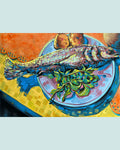 PRINT Mediterranean dinner - full image