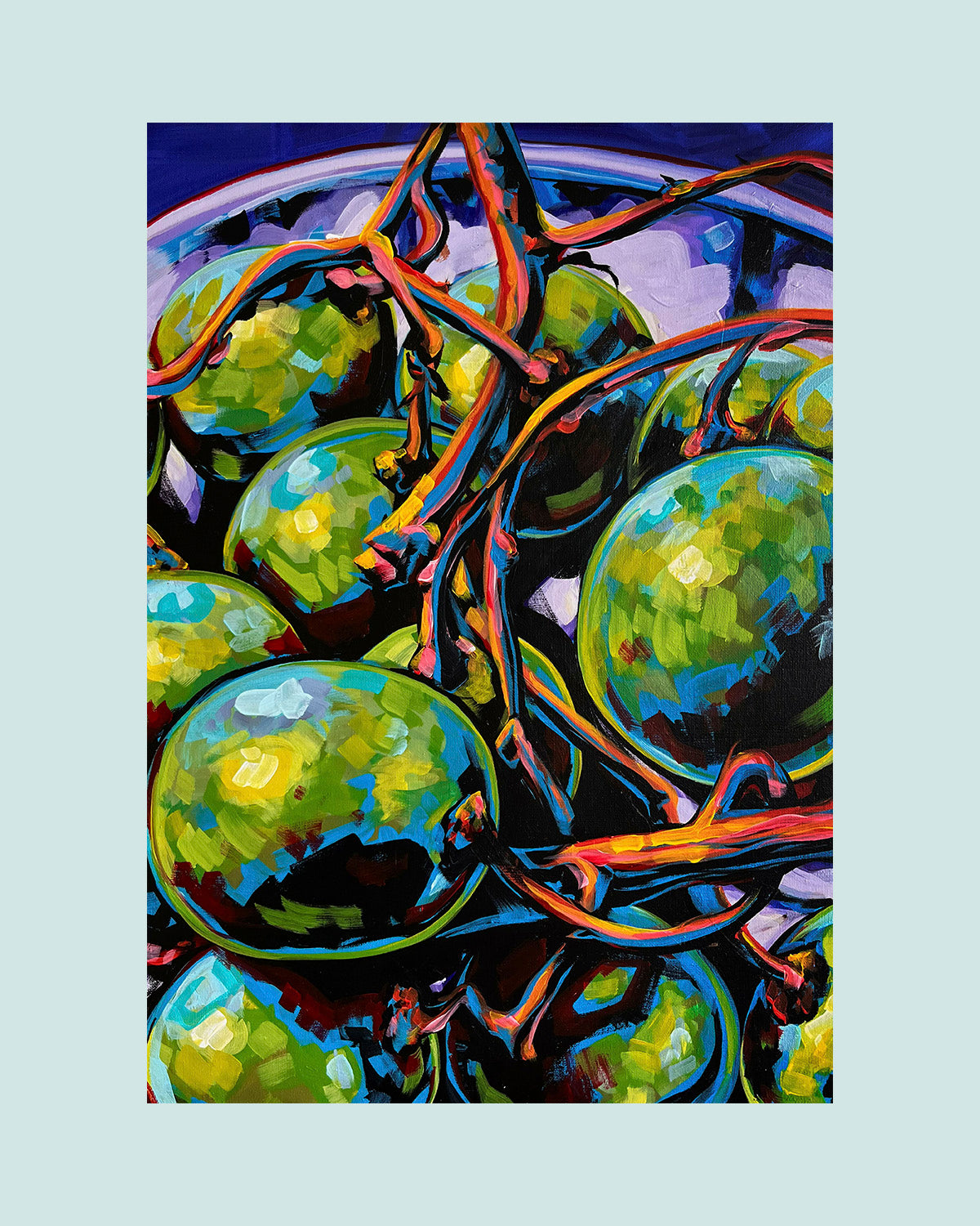 PRINT Even More Dramatic Grapes - full image