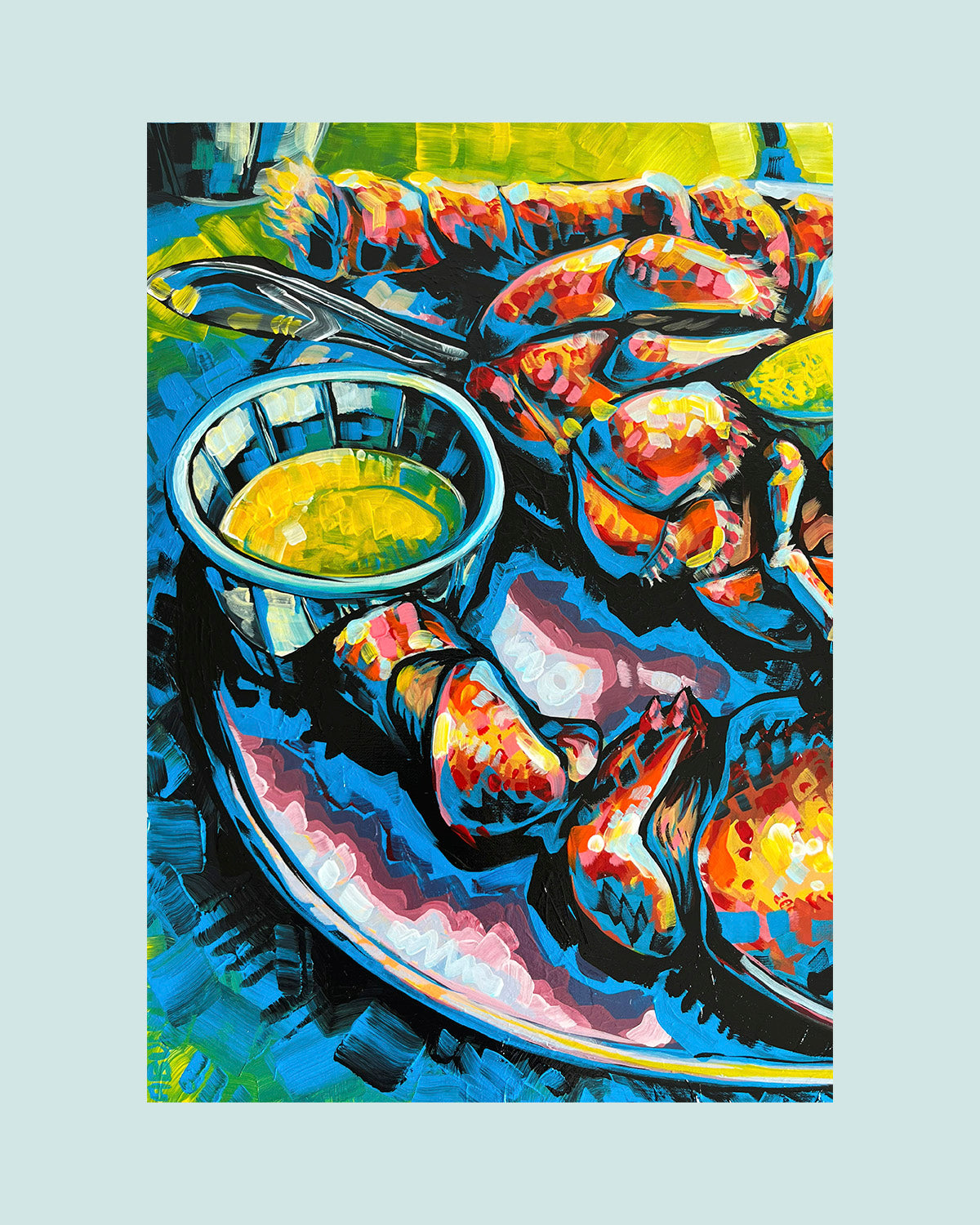 PRINT A Really Big Lobster - right side focus