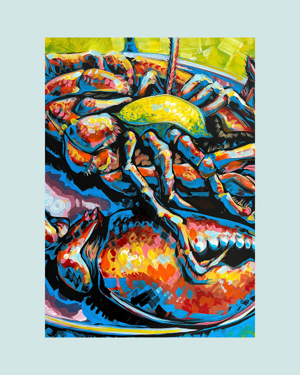 PRINT A Really Big Lobster - middle focus