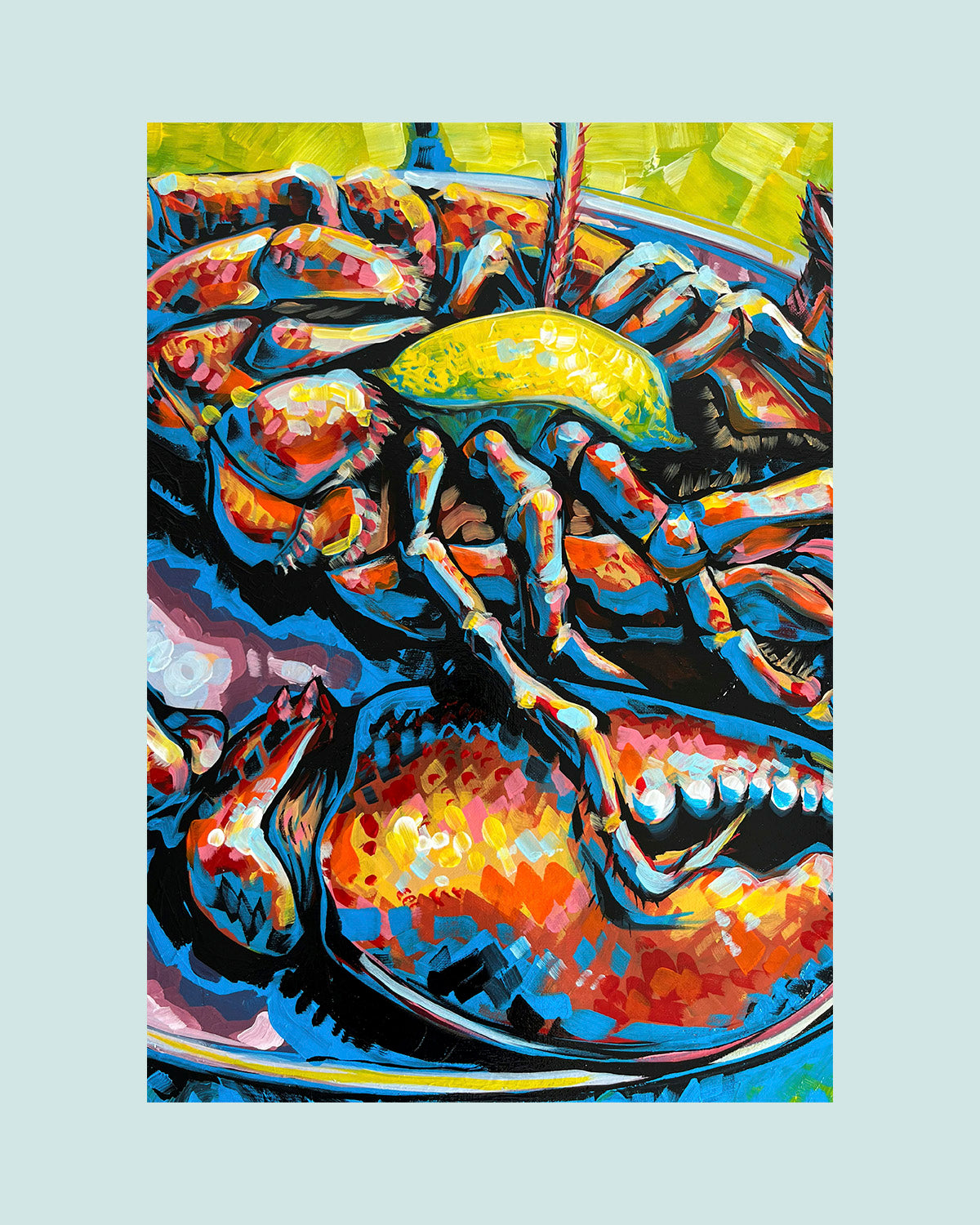 PRINT A Really Big Lobster - middle focus