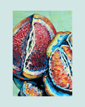 PRINT Mixed Oranges - left side focus