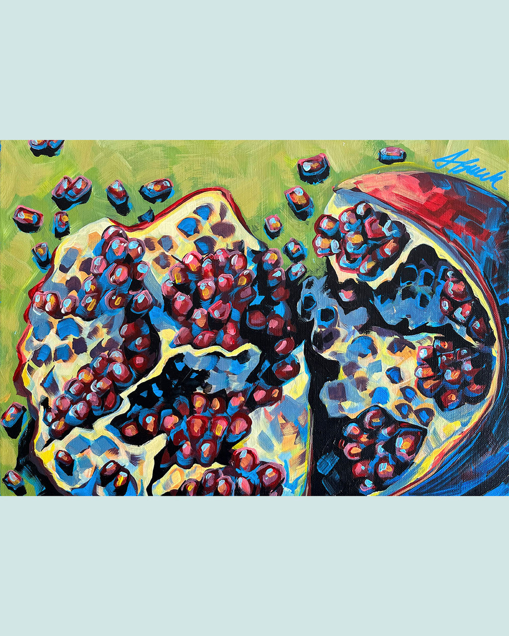 PRINT The Unusual Pomegranate - full image